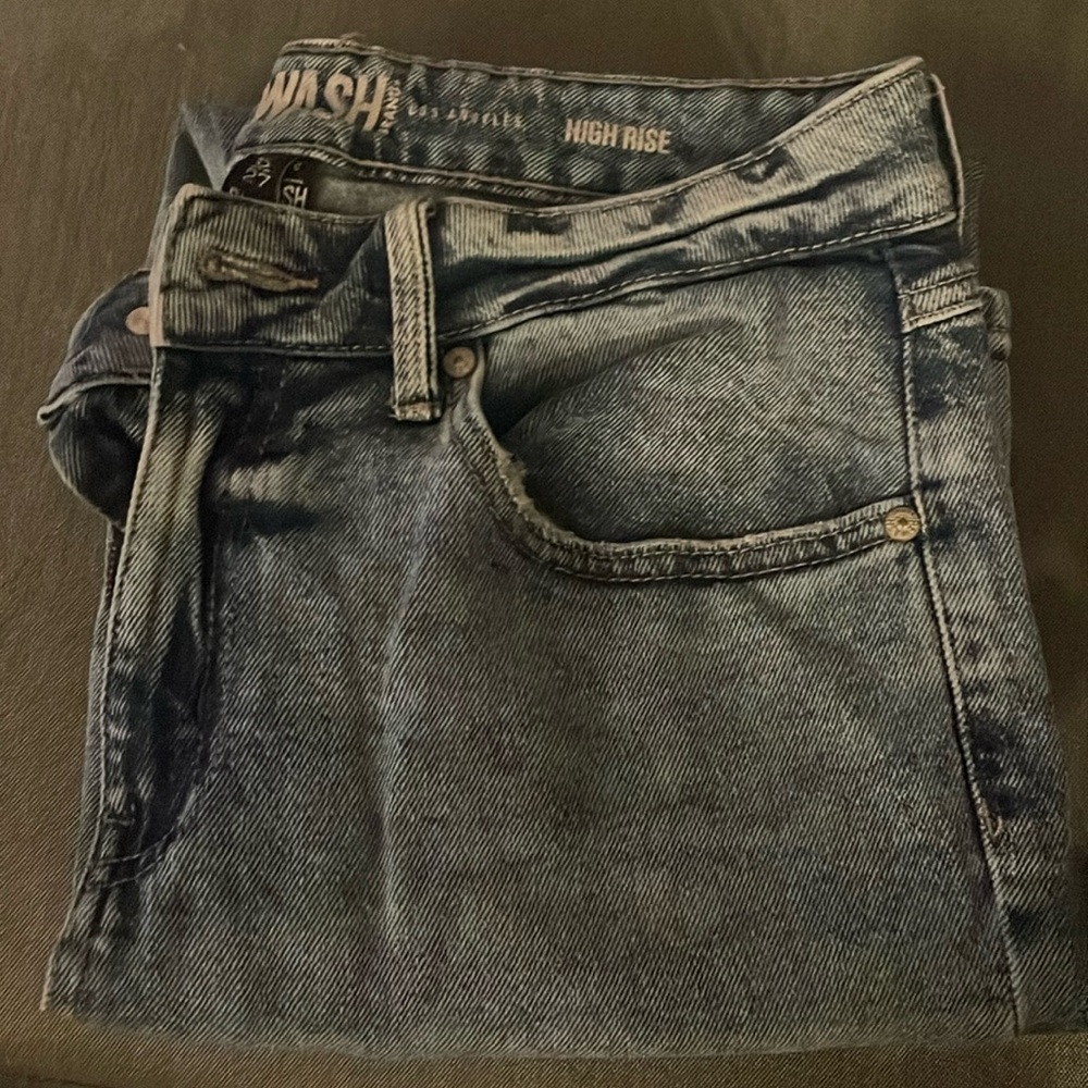 ReWash High Rise Distressed Jeans